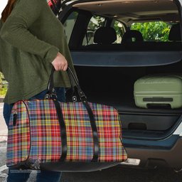 Scottish Drummond of Strathallan Clan Tartan Travel Bag - Classic Scottish Plaid Tartan Plaid