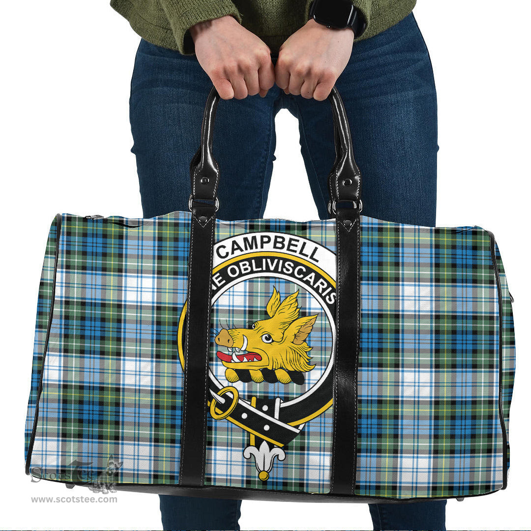 Scottish Campbell Dress Ancient Clan Tartan Travel Bag - Crest Classic Scottish Plaid Tartan Plaid