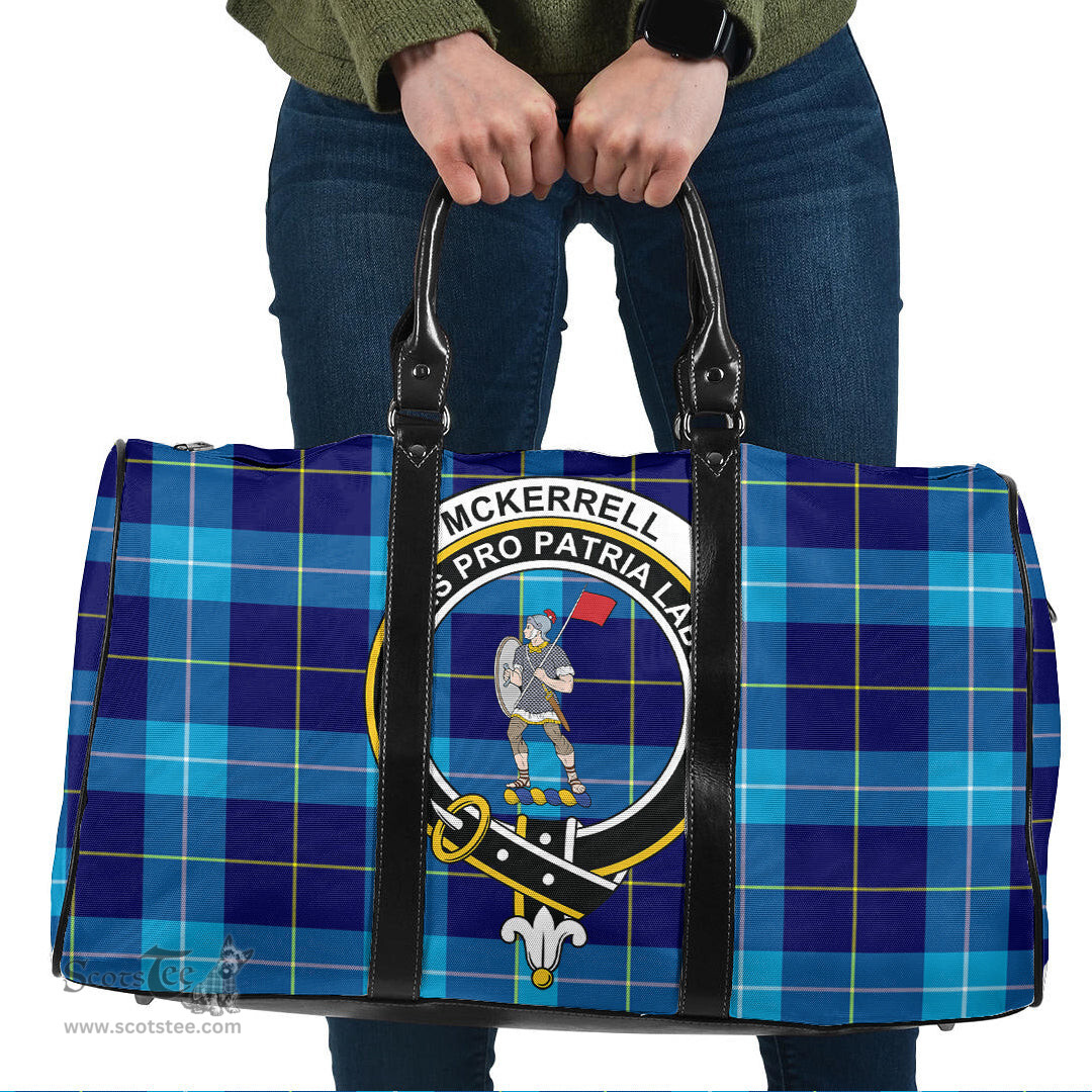 Scottish McKerrell Clan Tartan Travel Bag - Crest Classic Scottish Plaid Tartan Plaid