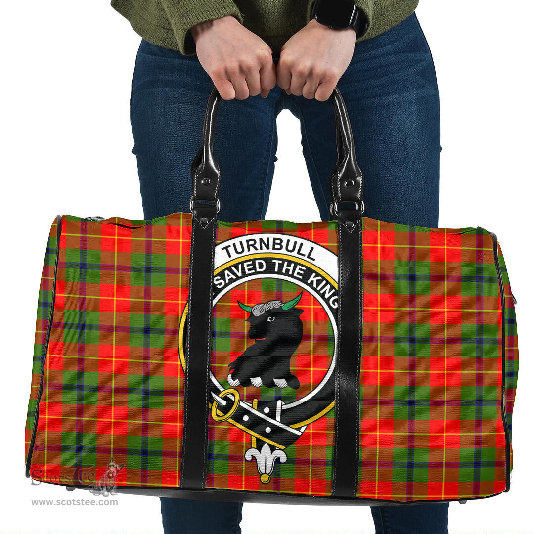 Scottish Turnbull Dress Clan Tartan Travel Bag - Crest Classic Scottish Plaid Tartan Plaid