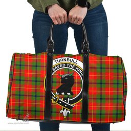 Scottish Turnbull Dress Clan Tartan Travel Bag - Crest Classic Scottish Plaid Tartan Plaid
