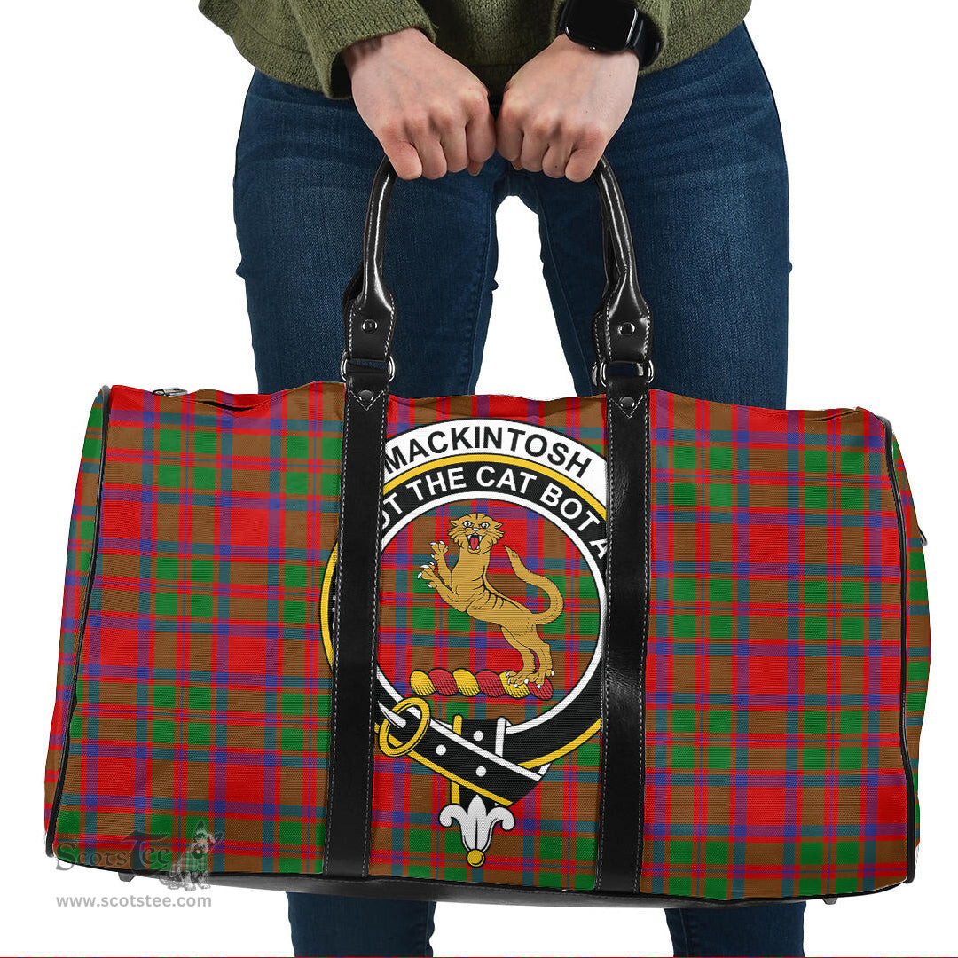 Scottish MacKintosh Modern Clan Tartan Travel Bag - Crest Classic Scottish Plaid Tartan Plaid