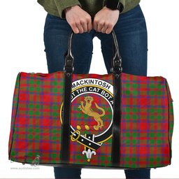 Scottish MacKintosh Modern Clan Tartan Travel Bag - Crest Classic Scottish Plaid Tartan Plaid