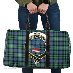 Scottish Rose Hunting Ancient Clan Tartan Travel Bag - Crest Classic Scottish Plaid Tartan Plaid