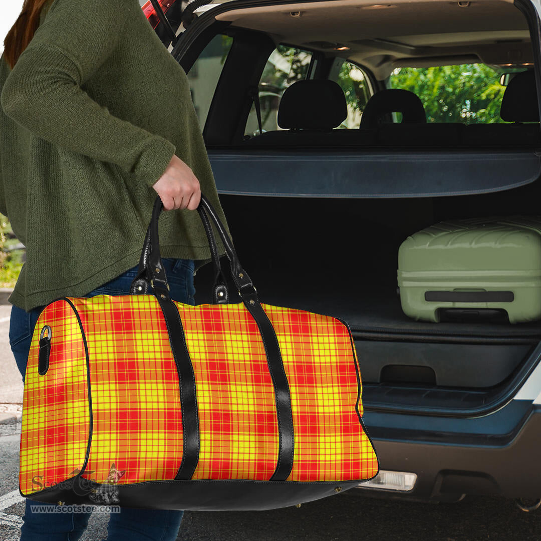Scottish MacLeod of Raasay Clan Tartan Travel Bag - Classic Scottish Plaid Tartan Plaid
