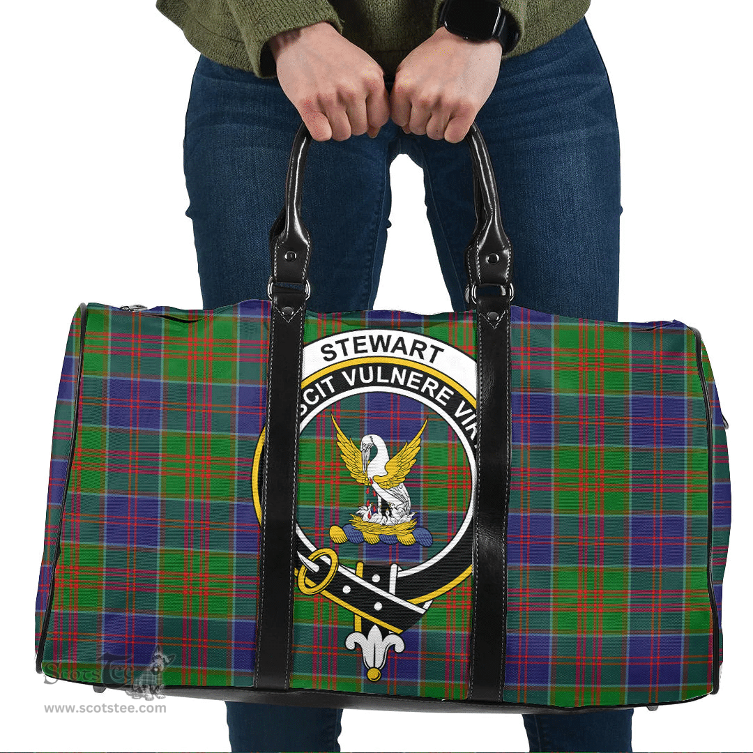 Scottish Stewart of Appin Hunting Modern Clan Tartan Travel Bag - Crest Classic Scottish Plaid Tartan Plaid