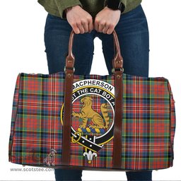 Scottish MacPherson Ancient Clan Tartan Travel Bag - Crest Classic Scottish Plaid Tartan Plaid