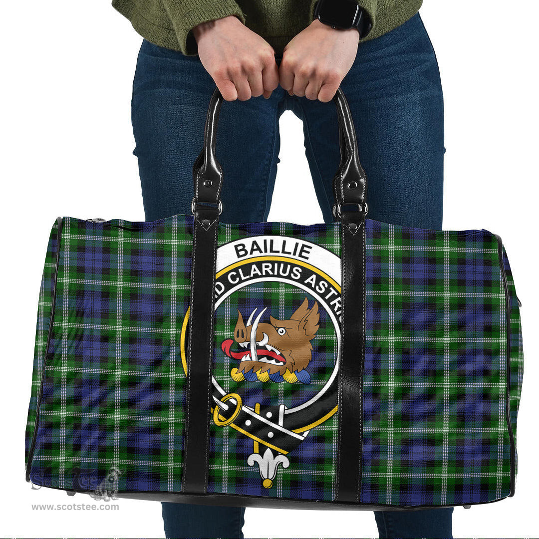 Scottish Baillie Modern Clan Tartan Travel Bag - Crest Classic Scottish Plaid Tartan Plaid