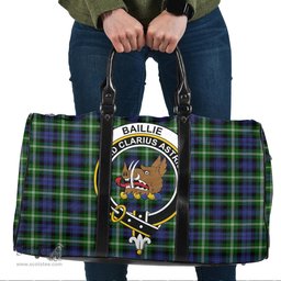 Scottish Baillie Modern Clan Tartan Travel Bag - Crest Classic Scottish Plaid Tartan Plaid