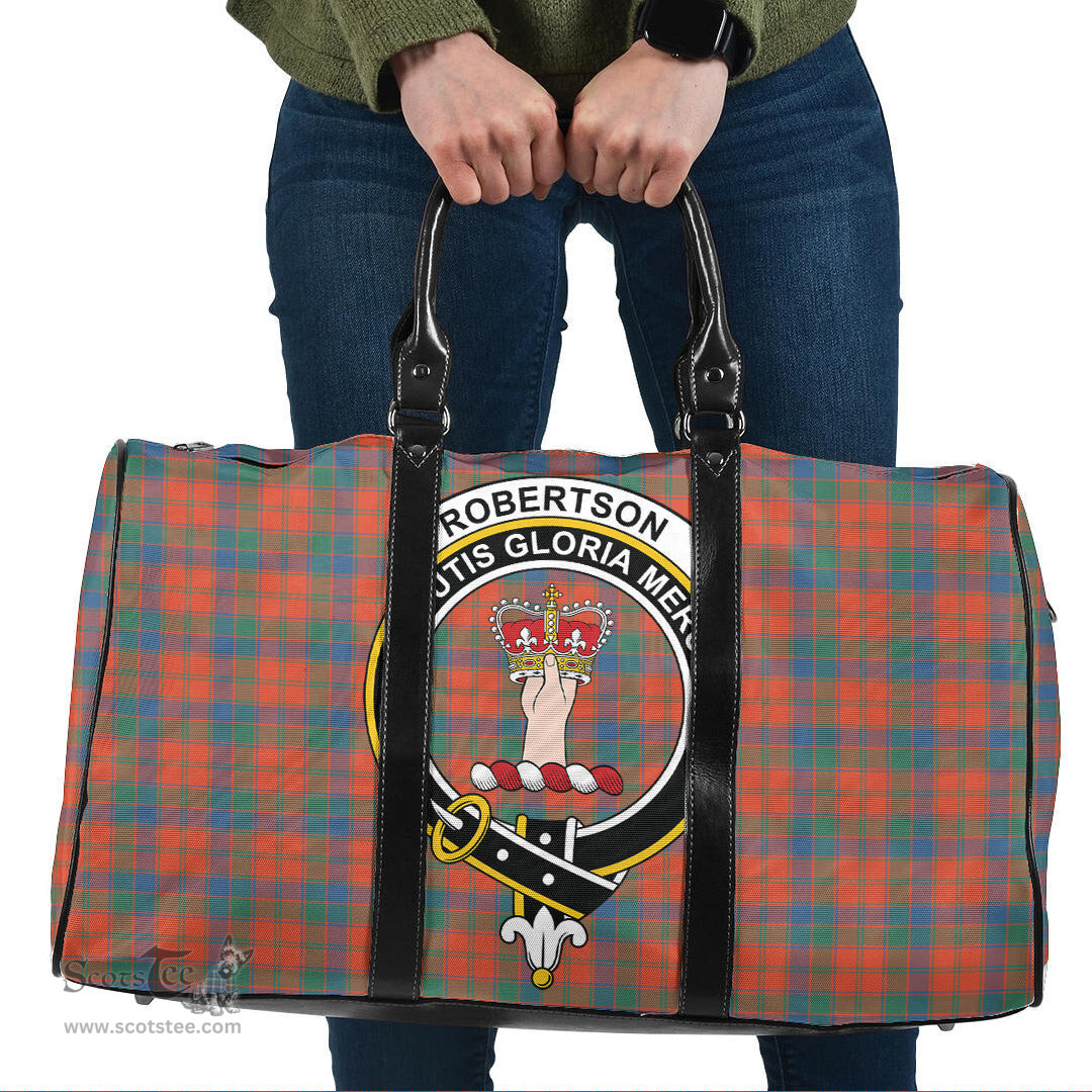 Scottish Robertson Ancient Clan Tartan Travel Bag - Crest Classic Scottish Plaid Tartan Plaid