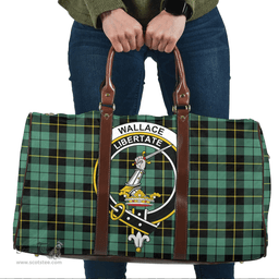 Scottish Wallace Hunting Ancient Clan Tartan Travel Bag - Crest Classic Scottish Plaid Tartan Plaid