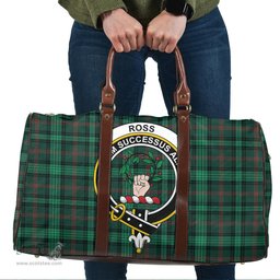 Scottish Ross Hunting Modern Clan Tartan Travel Bag - Crest Classic Scottish Plaid Tartan Plaid