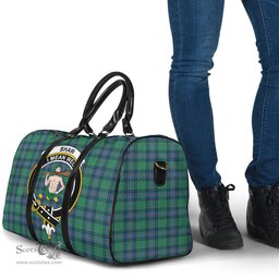 Scottish Shaw Ancient Clan Tartan Travel Bag - Crest Classic Scottish Plaid Tartan Plaid
