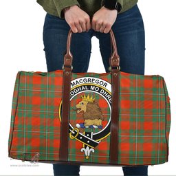 Scottish MacGregor Ancient Clan Tartan Travel Bag - Crest Classic Scottish Plaid Tartan Plaid