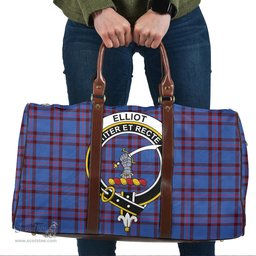 Scottish Elliot Modern Clan Tartan Travel Bag - Crest Classic Scottish Plaid Tartan Plaid