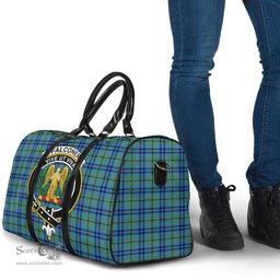 Scottish Falconer Clan Tartan Travel Bag - Crest Classic Scottish Plaid Tartan Plaid