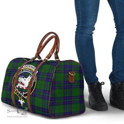 Scottish Lockhart Modern Clan Tartan Travel Bag - Crest Classic Scottish Plaid Tartan Plaid