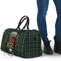 Scottish Farquharson Modern Clan Tartan Travel Bag - Crest Classic Scottish Plaid Tartan Plaid