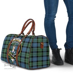 Scottish MacKay Ancient Clan Tartan Travel Bag - Crest Classic Scottish Plaid Tartan Plaid