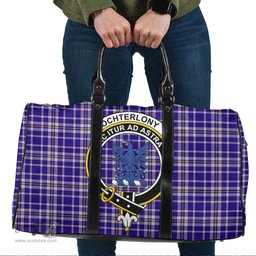 Scottish Ochterlony Clan Tartan Travel Bag - Crest Classic Scottish Plaid Tartan Plaid
