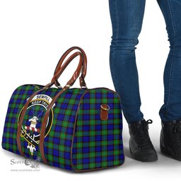 Scottish Sempill Modern Clan Tartan Travel Bag - Crest Classic Scottish Plaid Tartan Plaid