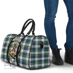 Scottish Gordon Dress Ancient Clan Tartan Travel Bag - Crest Classic Scottish Plaid Tartan Plaid
