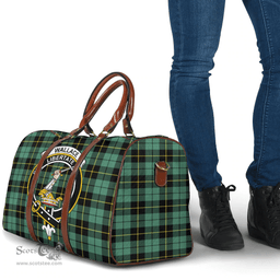 Scottish Wallace Hunting Ancient Clan Tartan Travel Bag - Crest Classic Scottish Plaid Tartan Plaid