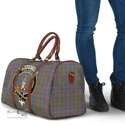 Scottish MacIntyre Ancient Clan Tartan Travel Bag - Crest Classic Scottish Plaid Tartan Plaid