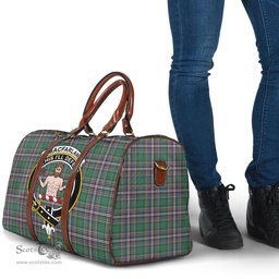 Scottish MacFarlane Hunting Ancient Clan Tartan Travel Bag - Crest Classic Scottish Plaid Tartan Plaid