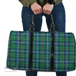 Scottish Urquhart Ancient Clan Tartan Travel Bag - Classic Scottish Plaid Tartan Plaid