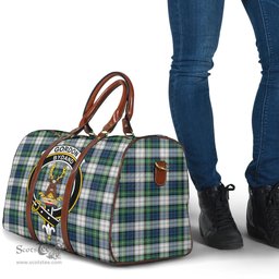 Scottish Gordon Dress Ancient Clan Tartan Travel Bag - Crest Classic Scottish Plaid Tartan Plaid