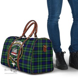 Scottish MacNeil of Colonsay Modern Clan Tartan Travel Bag - Crest Classic Scottish Plaid Tartan Plaid