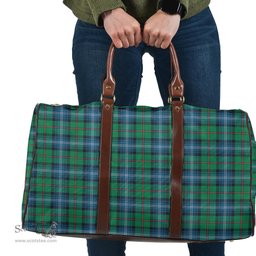 Scottish Urquhart Ancient Clan Tartan Travel Bag - Classic Scottish Plaid Tartan Plaid