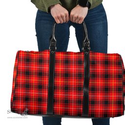 Scottish MacIver Modern Clan Tartan Travel Bag - Classic Scottish Plaid Tartan Plaid