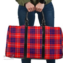 Scottish Hamilton Modern Clan Tartan Travel Bag - Classic Scottish Plaid Tartan Plaid