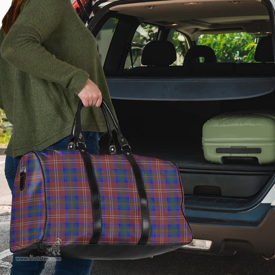 Scottish Chisholm Hunting Modern Clan Tartan Travel Bag - Classic Scottish Plaid Tartan Plaid