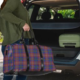 Scottish Chisholm Hunting Modern Clan Tartan Travel Bag - Classic Scottish Plaid Tartan Plaid
