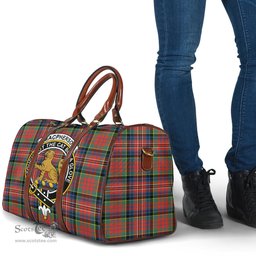 Scottish MacPherson Ancient Clan Tartan Travel Bag - Crest Classic Scottish Plaid Tartan Plaid