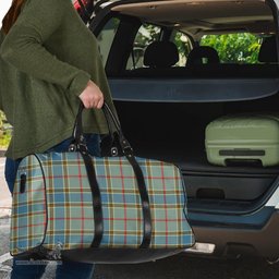 Scottish Balfour Blue Clan Tartan Travel Bag - Classic Scottish Plaid Tartan Plaid