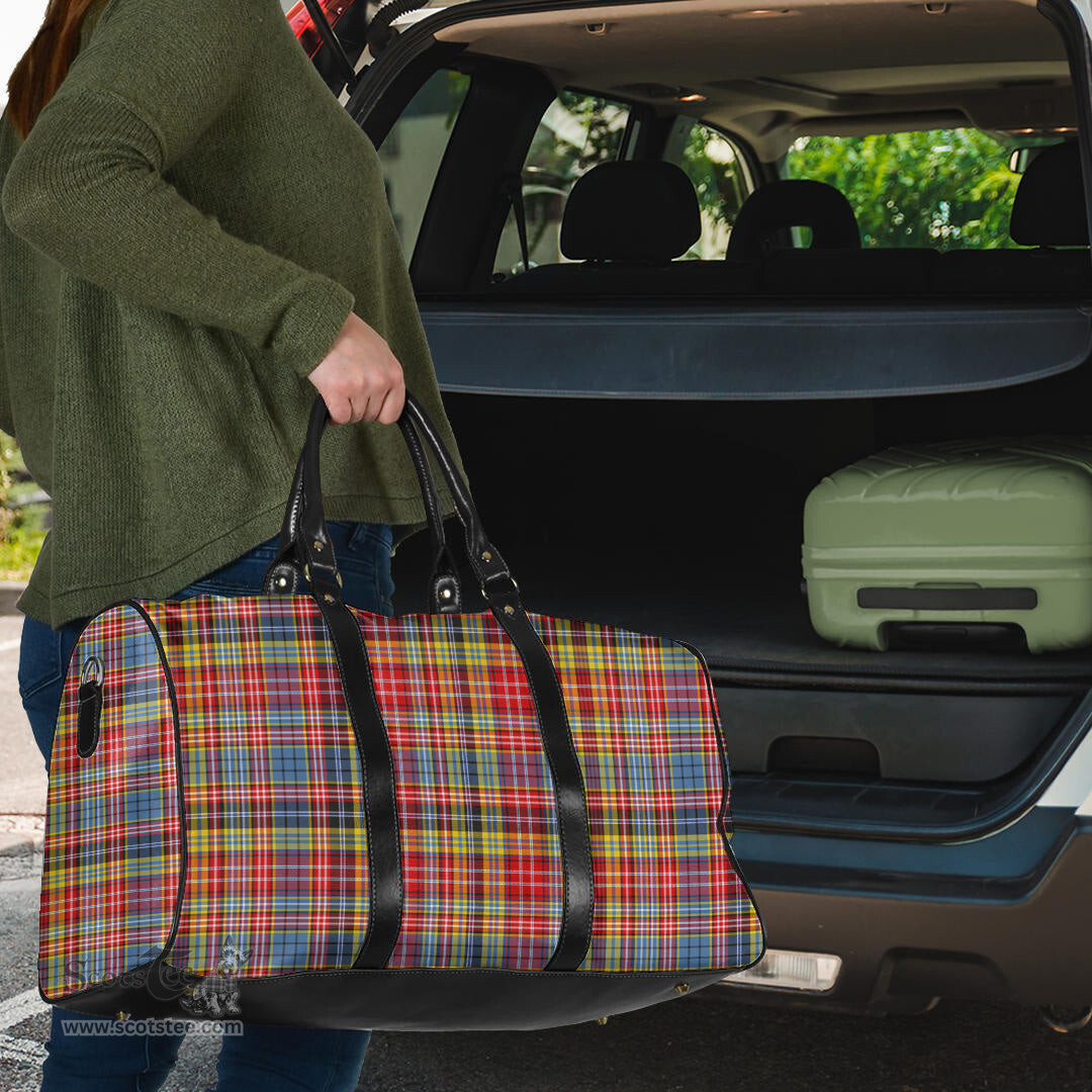 Scottish Ogilvie of Airlie Ancient Clan Tartan Travel Bag - Classic Scottish Plaid Tartan Plaid