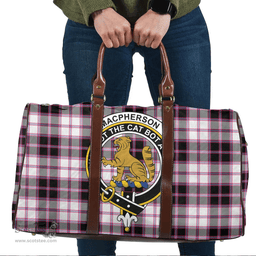 Scottish MacPherson Hunting Modern Clan Tartan Travel Bag - Crest Classic Scottish Plaid Tartan Plaid