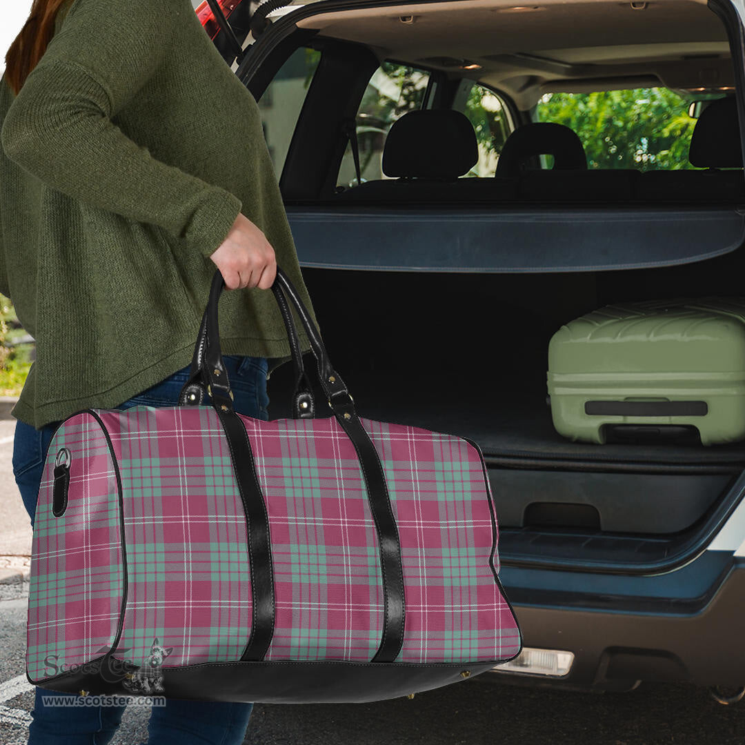 Scottish Crawford Ancient Clan Tartan Travel Bag - Classic Scottish Plaid Tartan Plaid