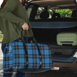 Scottish Ramsay Blue Ancient Clan Tartan Travel Bag - Classic Scottish Plaid Tartan Plaid