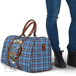 Scottish Elliot Ancient Clan Tartan Travel Bag - Crest Classic Scottish Plaid Tartan Plaid