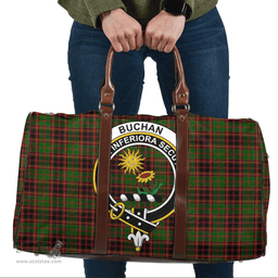 Scottish Buchan Modern Clan Tartan Travel Bag - Crest Classic Scottish Plaid Tartan Plaid