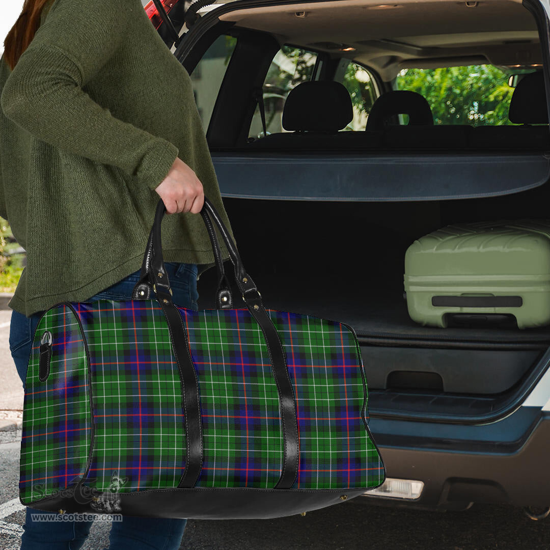 Scottish Leslie Hunting Clan Tartan Travel Bag - Classic Scottish Plaid Tartan Plaid