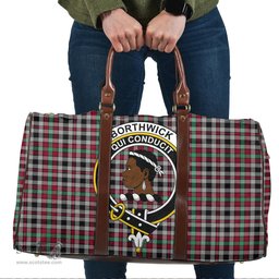 Scottish Borthwick Ancient Clan Tartan Travel Bag - Crest Classic Scottish Plaid Tartan Plaid