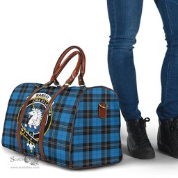 Scottish Ramsay Blue Ancient Clan Tartan Travel Bag - Crest Classic Scottish Plaid Tartan Plaid
