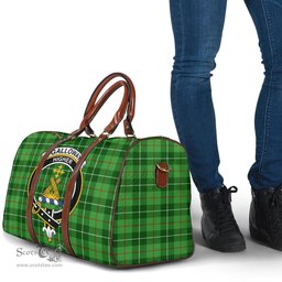 Scottish Galloway District Clan Tartan Travel Bag - Crest Classic Scottish Plaid Tartan Plaid