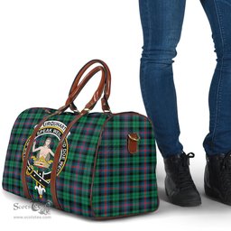 Scottish Urquhart Broad Red Ancient Clan Tartan Travel Bag - Crest Classic Scottish Plaid Tartan Plaid